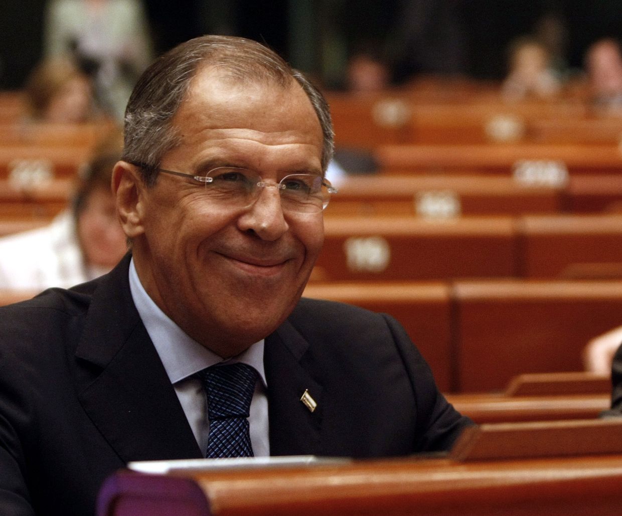 Сергей Лавров на дебатах в ПАСЕ