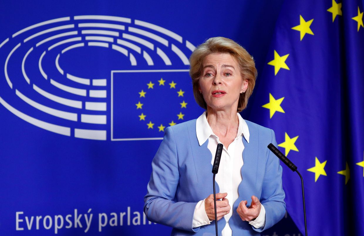Урсула фон дер Ляйен в Европарламенте, Брюссель