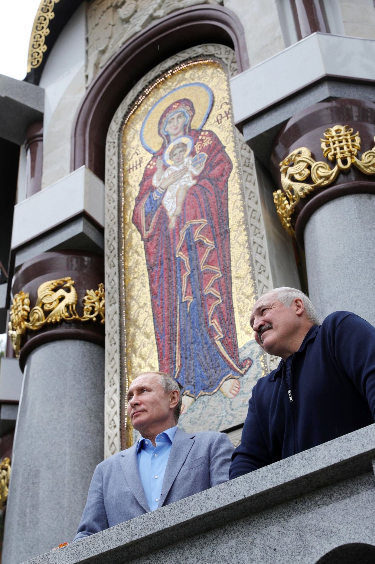 Президенты РФ и Белоруссии В. Путин и А. Лукашенко посетили Валаамский монастырь