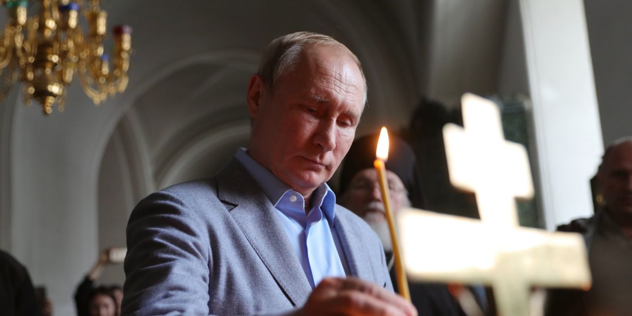 Президенты РФ и Белоруссии В. Путин и А. Лукашенко посетили Валаамский монастырь