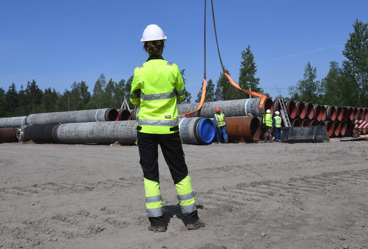 Строительство газопровода Северный поток-2 в Ленинградской области Строительство газопровода Северный поток-2 в Ленинградской области