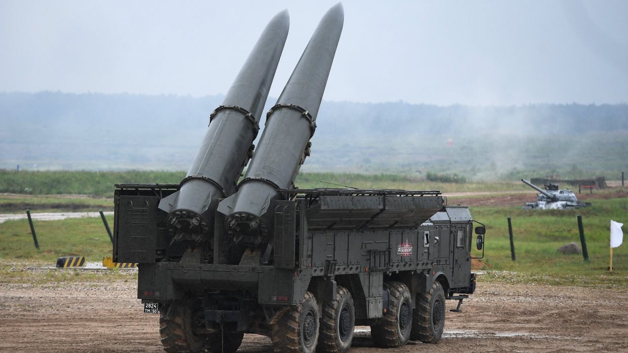 Самоходная пусковая установка 9П78-1 Искандер-М