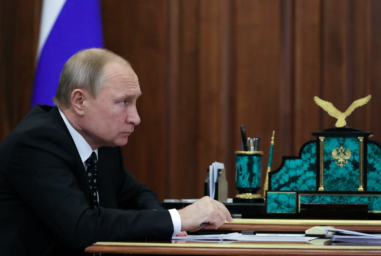 Президент РФ В. Путин встретился с врио губернатора Астраханской области И. Бабушкиным