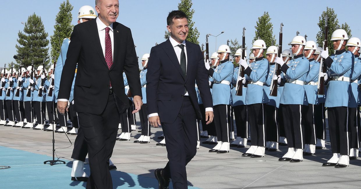 Президент Турции Реджеп Тайип Эрдоган и президент Украины Владимир Зеленский в Анкаре Президент Турции Реджеп Тайип Эрдоган и президент Украины Владимир Зеленский в Анкаре