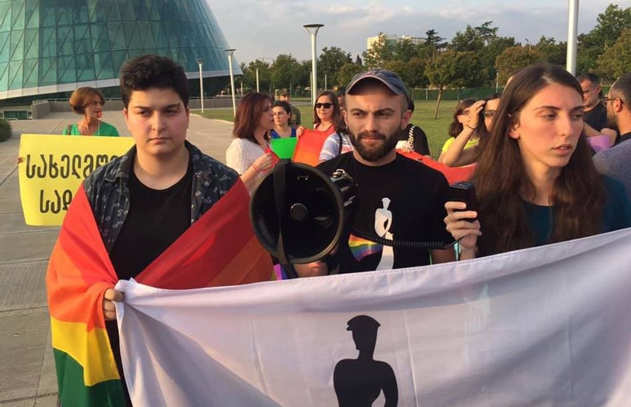 Акции протеста в Грузии