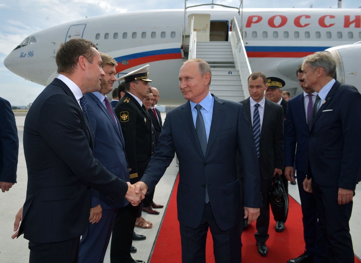 Рабочий визит президента РФ В. Путина во Францию