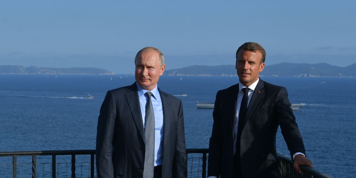 Рабочий визит президента РФ В. Путина во Францию