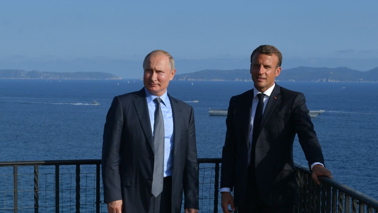 Рабочий визит президента РФ В. Путина во Францию