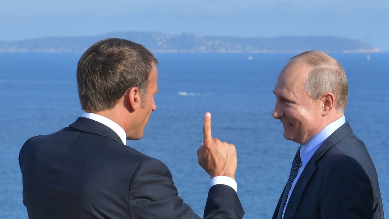 Рабочий визит президента РФ В. Путина во Францию