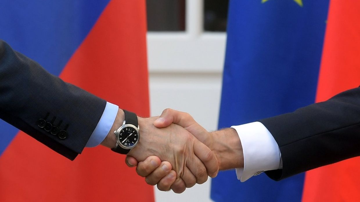 Рабочий визит президента РФ В. Путина во Францию