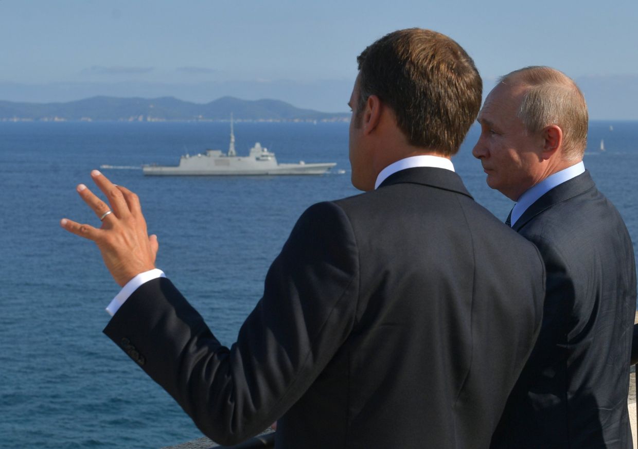 Рабочий визит президента РФ В. Путина во Францию