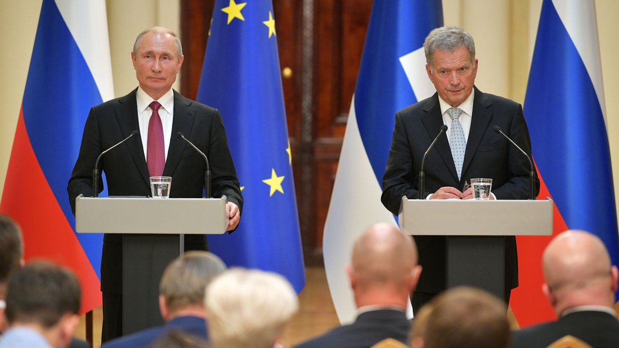 Рабочий визит президента РФ В. Путина в Финляндию