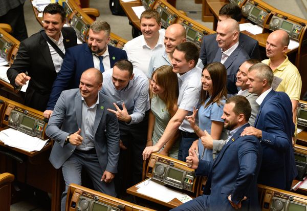 Заседание Верховной рады Украины