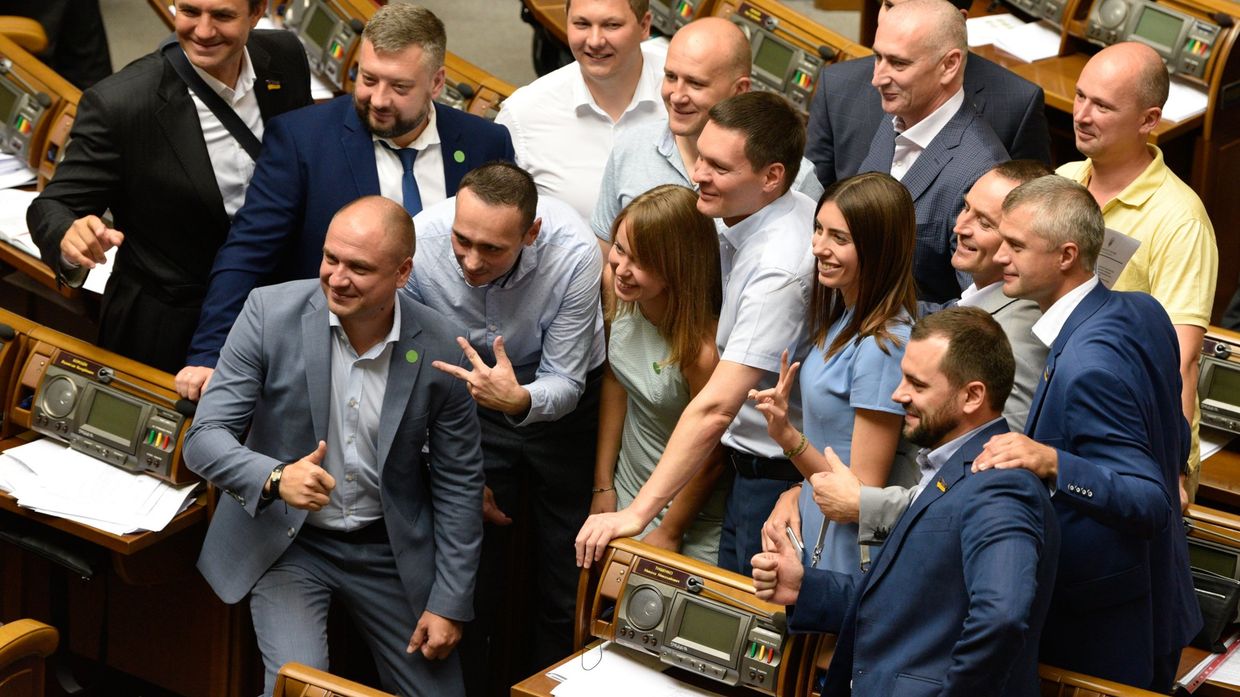 Заседание Верховной рады Украины