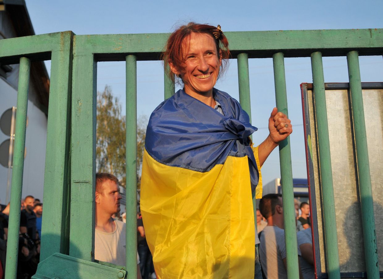У пункта пропуска Шегени на украинско-польской границе