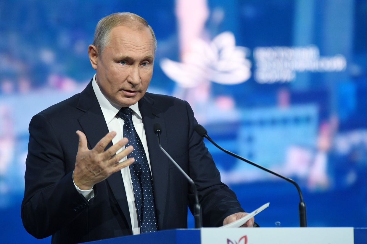 Президент РФ В. Путин принял участие в работе Восточного экономического форума