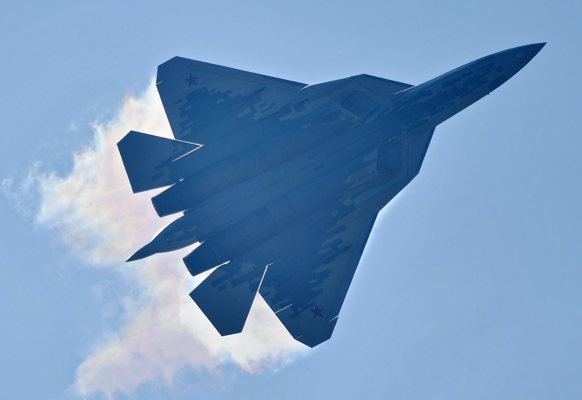 Истребитель Су-57 на МАКС-2019 - ИноСМИ, 1920, 12.07.2021