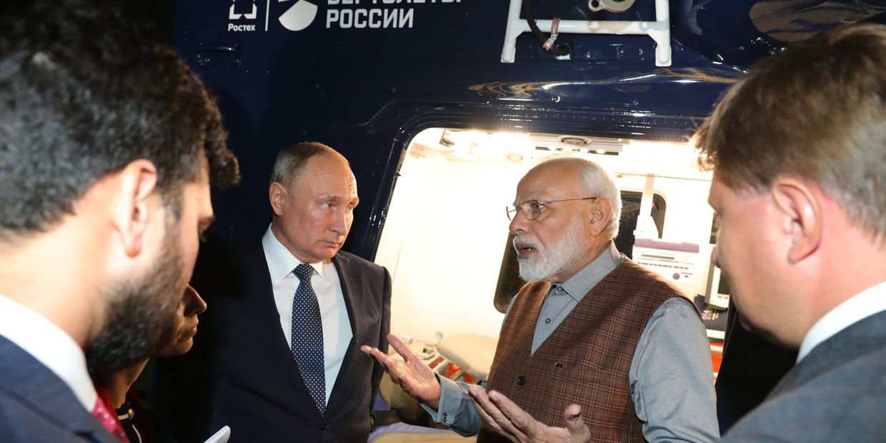 Рабочая поездка президента РФ В. Путина в ДФО