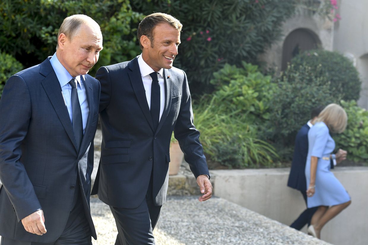 Рабочий визит президента РФ В. Путина во Францию