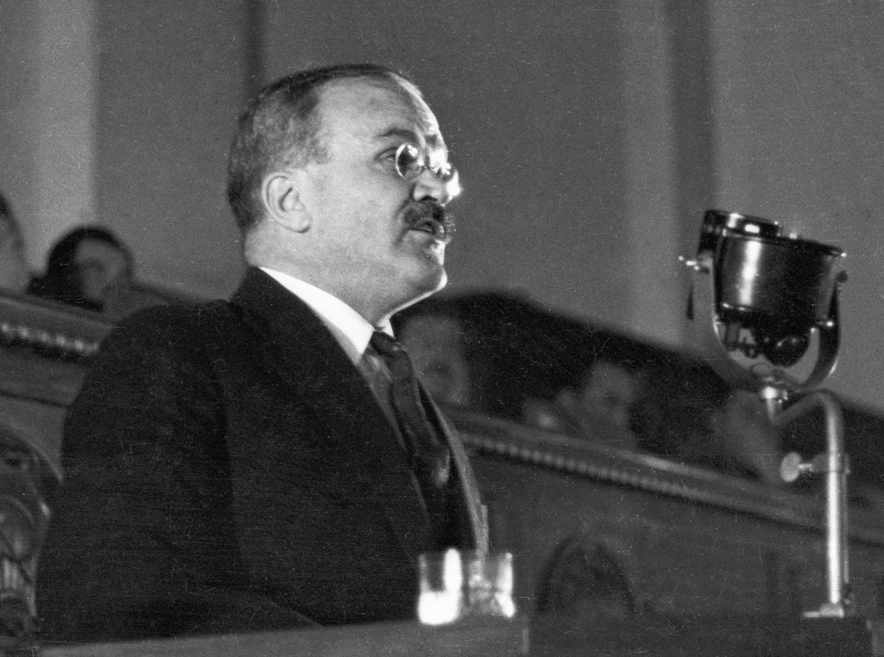 Председатель Совнаркома СССР Вячеслав Михайлович Молотов