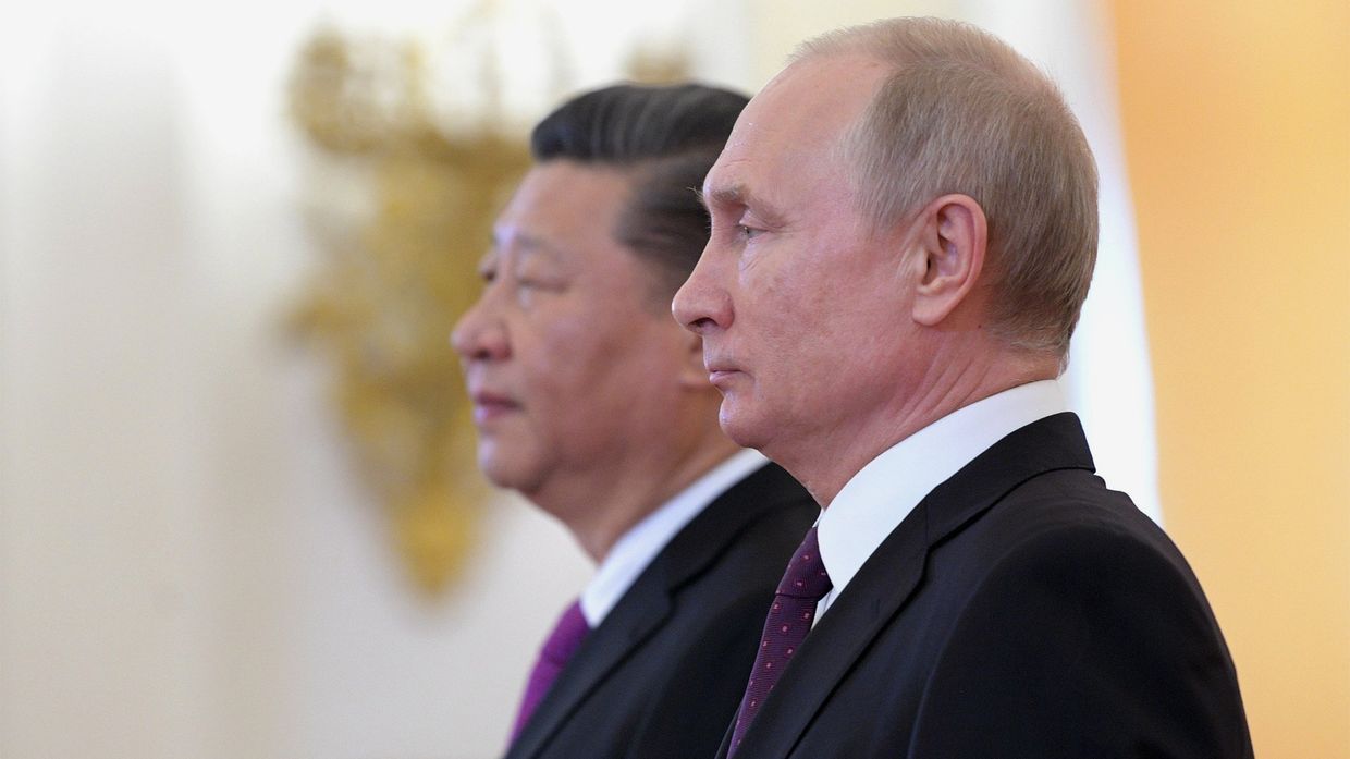Мероприятия с участием президента РФ В. Путина в рамках государственного визита в РФ председателя КНР Си Цзиньпина