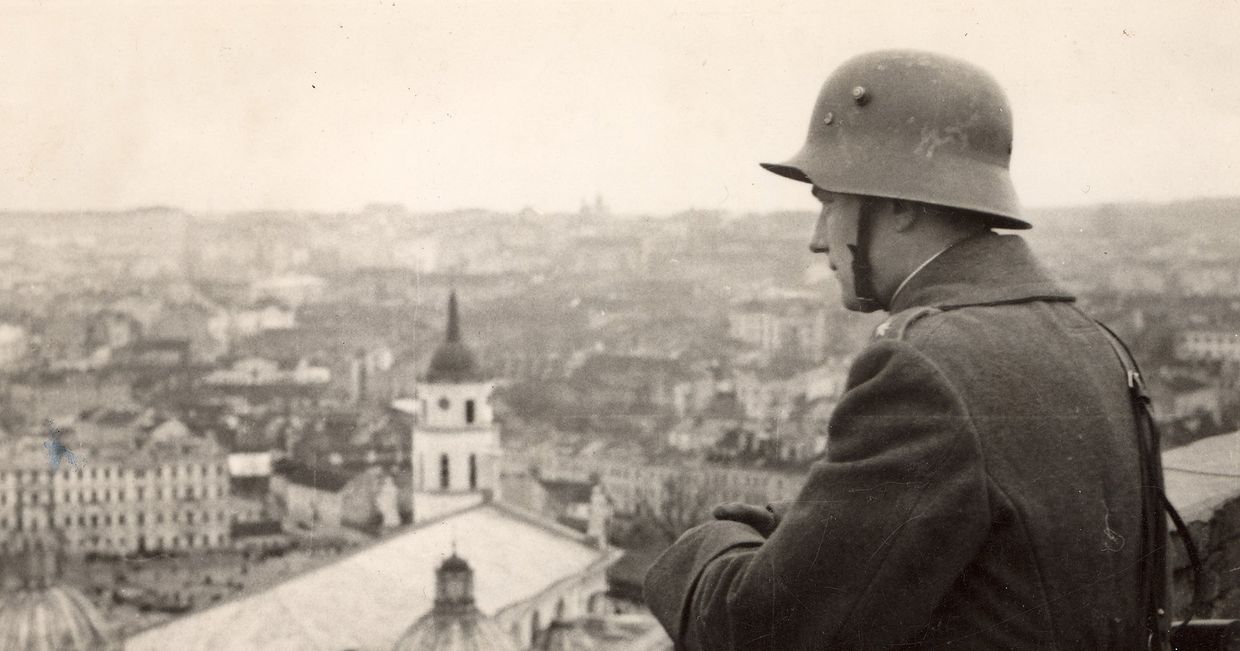 Литовский солдат в Вильнюсе, 1939 год