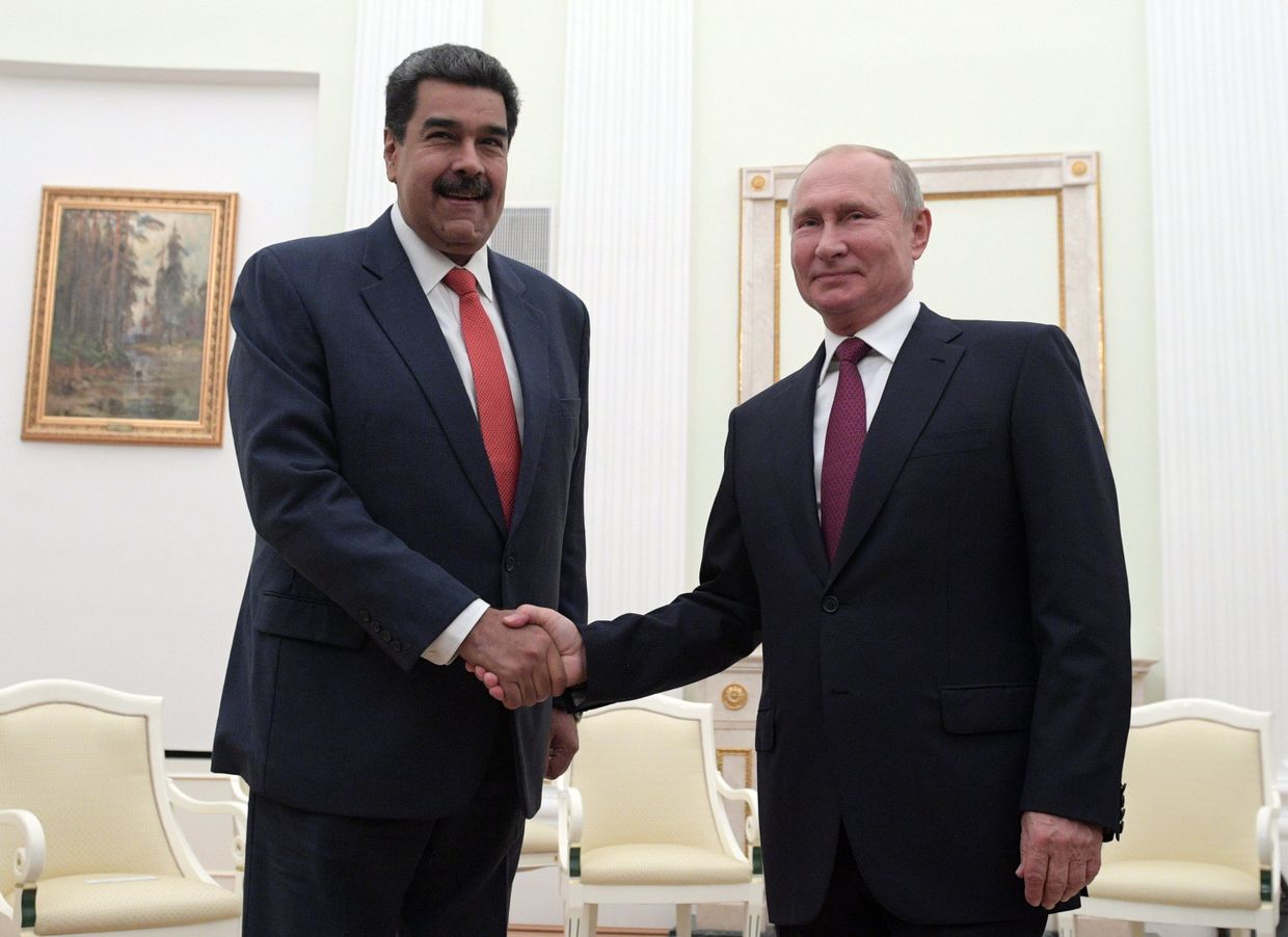 Встреча президента РФ В. Путина с  президентом Венесуэлы Н. Мадуро