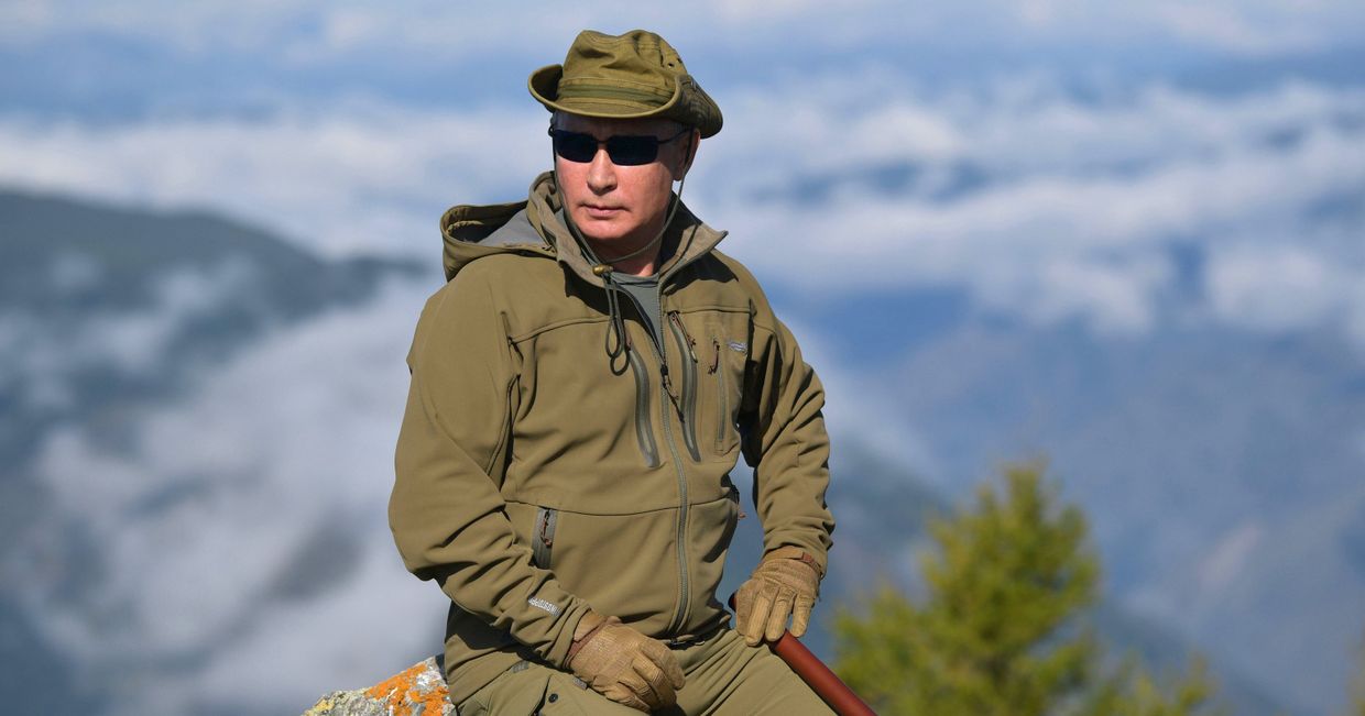 Отдых президента РФ В. Путина в Сибири