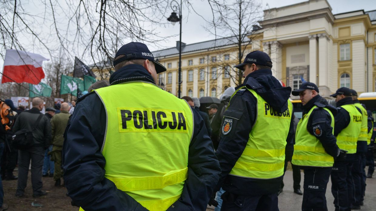 Митинг в Варшаве против возросшего числа украинских мигрантов