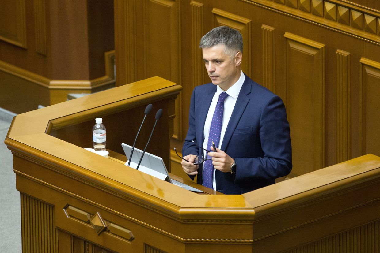 Первое заседание Верховной рады Украины нового созыва
