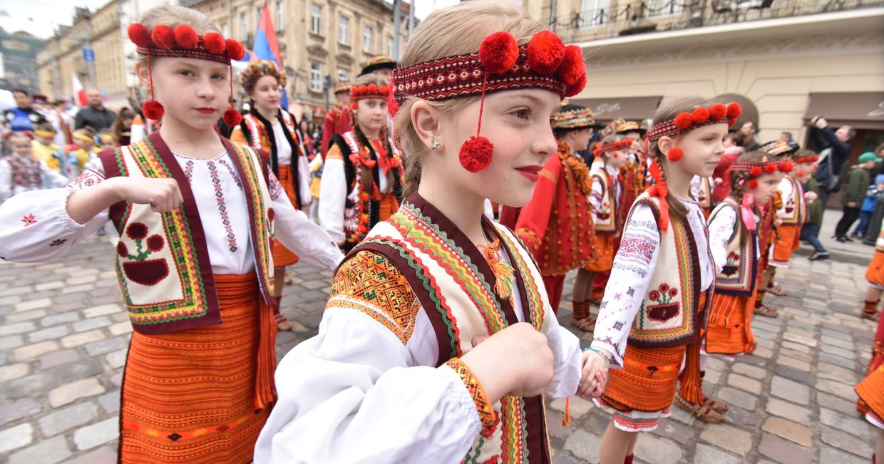 Карнавальное шествие в честь Дня города во Львове