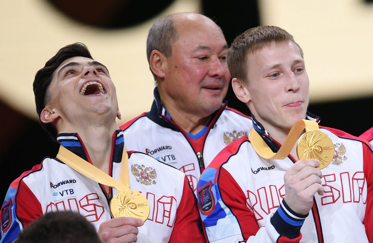 Спортивная гимнастика. Чемпионат мира. Мужчины. Командное многоборье