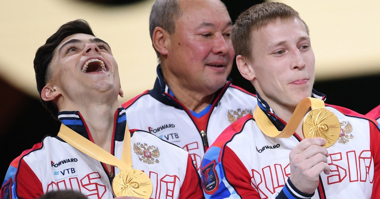 Спортивная гимнастика. Чемпионат мира. Мужчины. Командное многоборье Спортивная гимнастика. Чемпионат мира. Мужчины. Командное многоборье