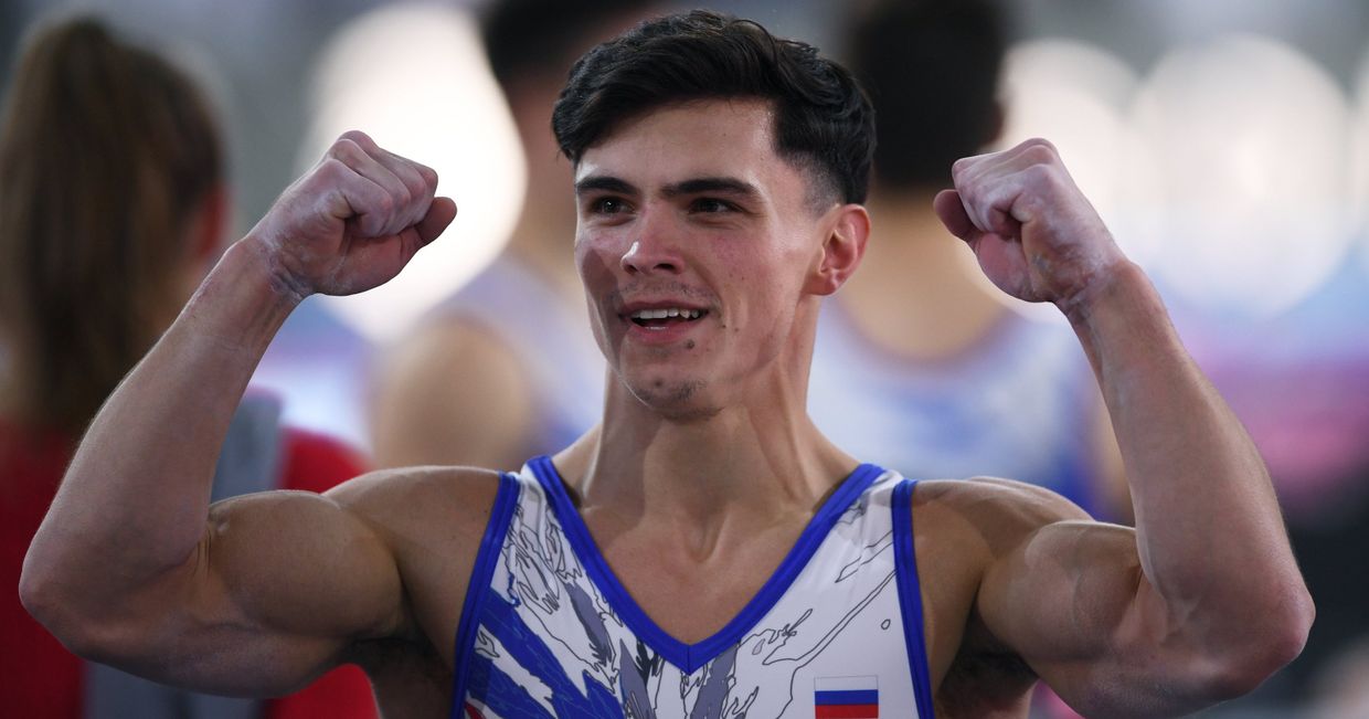 Артур Далалоян (Россия) в командном многоборье среди мужчин на чемпионате мира Артур Далалоян (Россия) в командном многоборье среди мужчин на чемпионате мира