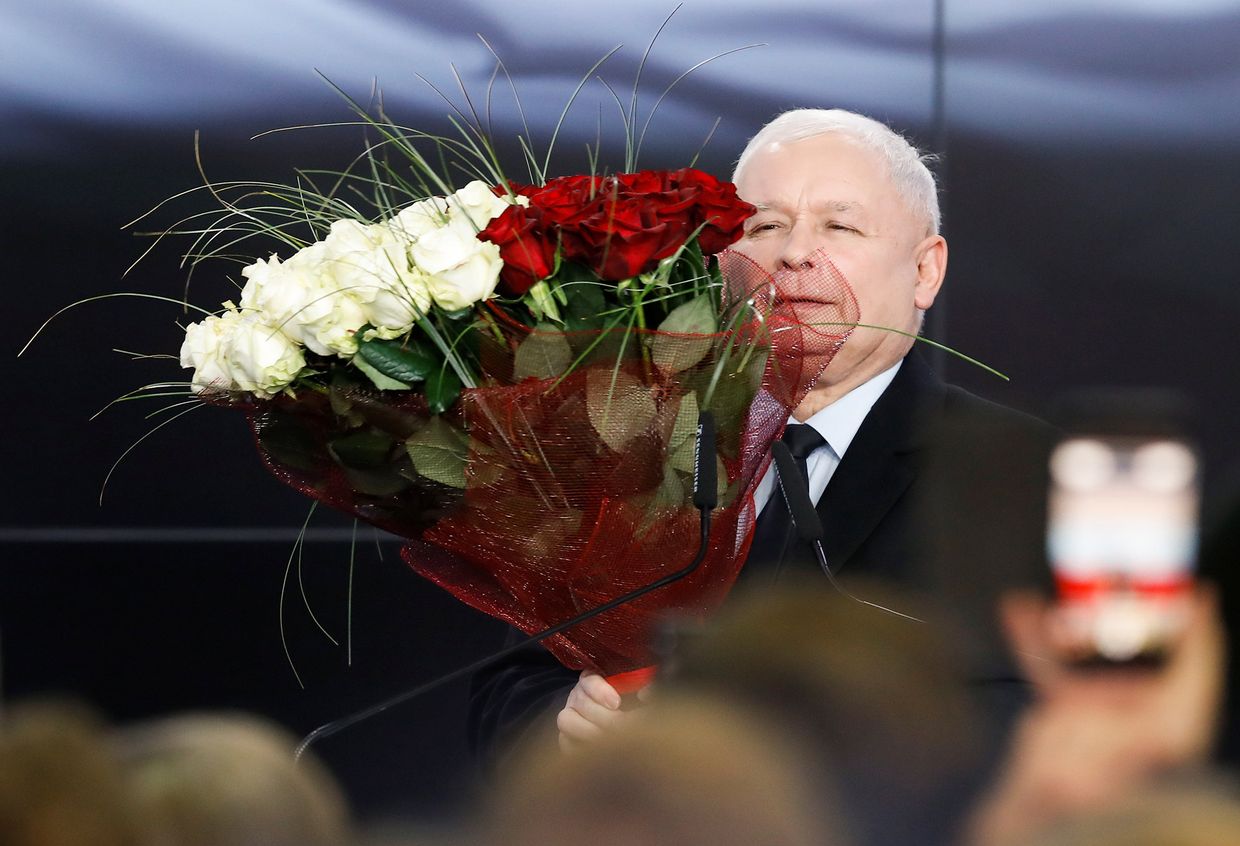 Лидер правящей партии Польши Право и справедливость Ярослав Качиньский