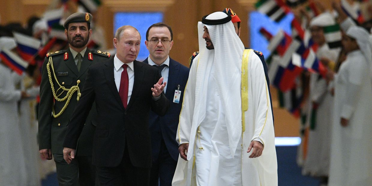 Государственный визит президента РФ В. Путина в ОАЭ