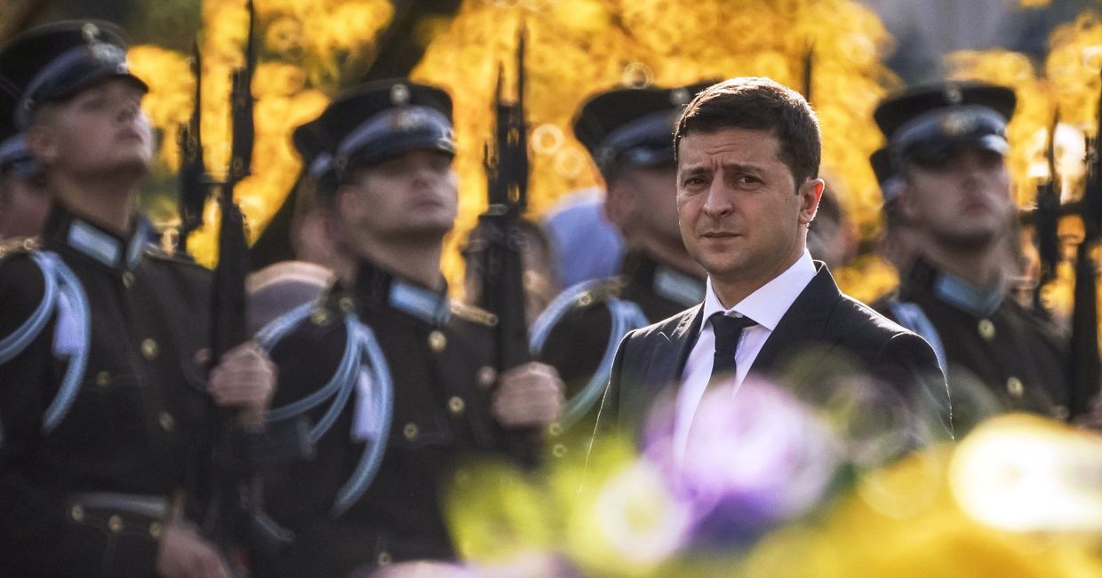 Визит президента Украины В. Зеленского в Ригу