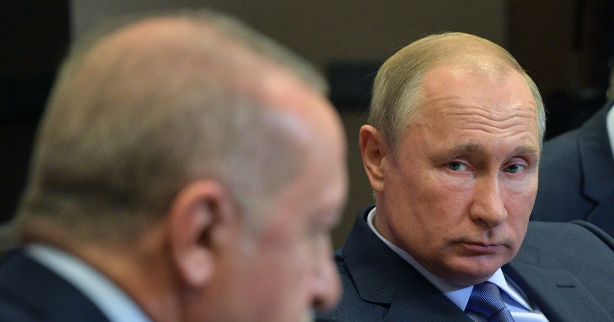 Президент РФ В. Путин встретился с президентом Турции Р. Т. Эрдоганом Президент РФ В. Путин встретился с президентом Турции Р. Т. Эрдоганом