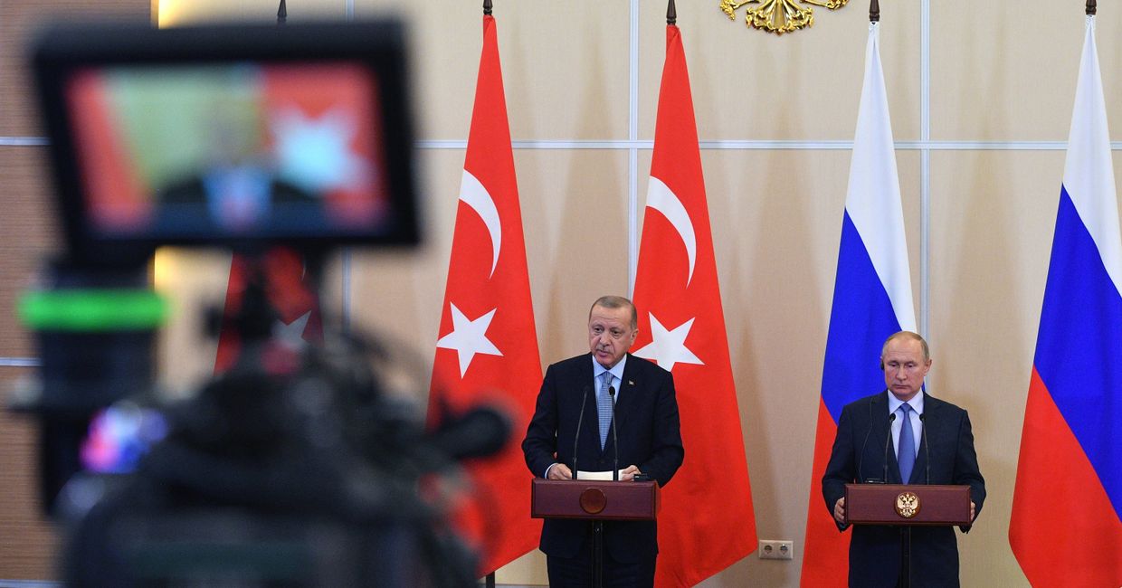 Президент РФ В. Путин встретился с президентом Турции Р. Т. Эрдоганом Президент РФ В. Путин встретился с президентом Турции Р. Т. Эрдоганом