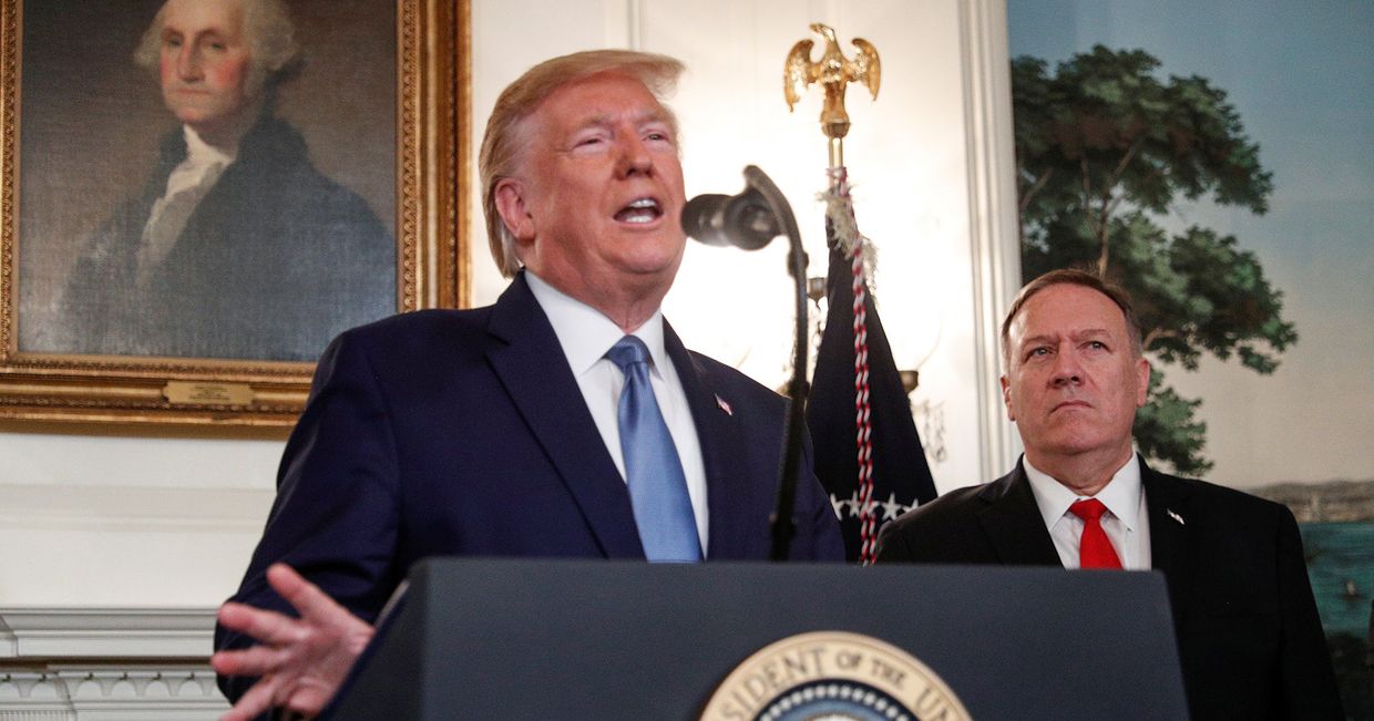 Президент США Дональд Трамп выступает с заявлением по Сирии в Вашингтоне