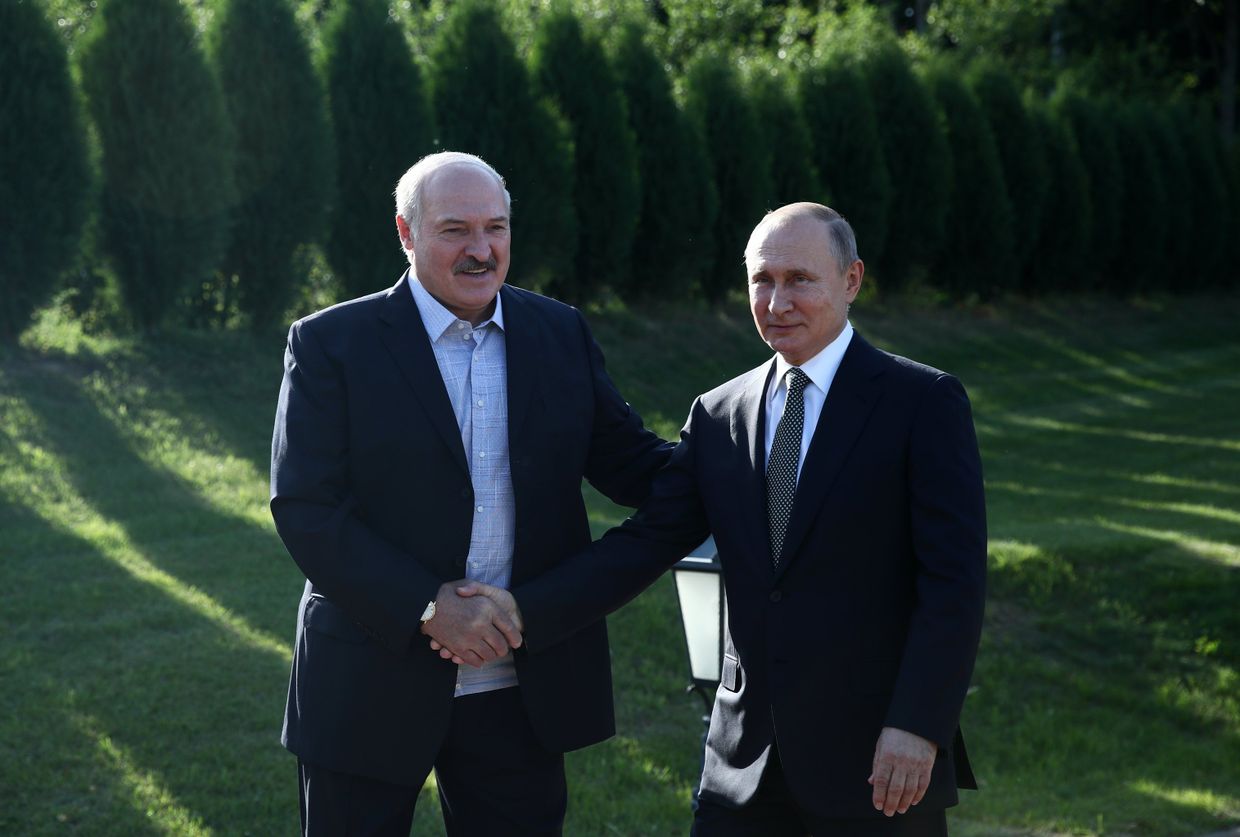 Рабочий визит президента РФ В. Путина в Республику Беларусь