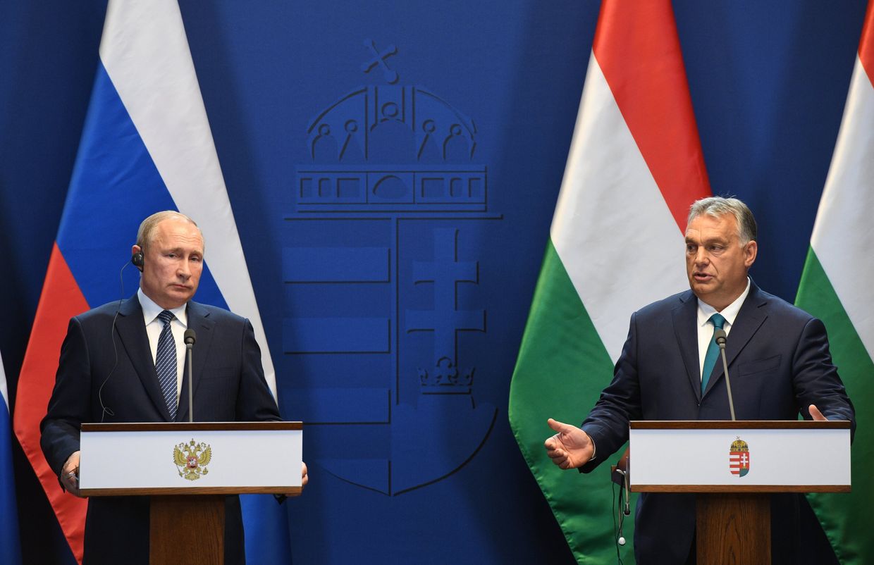 Рабочий визит президента РФ В. Путина в Венгрию