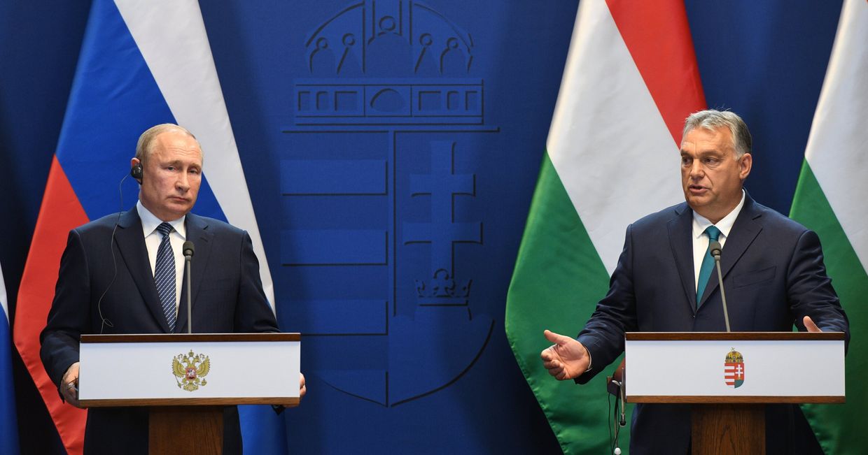 Рабочий визит президента РФ В. Путина в Венгрию