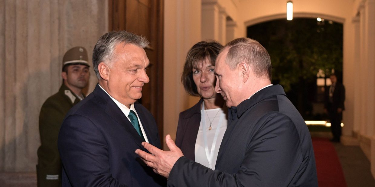 Рабочий визит президента РФ В. Путина в Венгрию