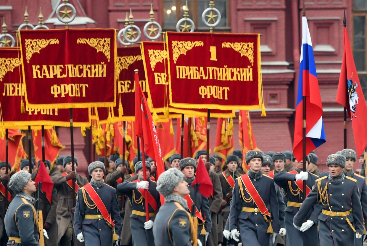 Марш, приуроченный к 78-й годовщине парада 1941 года