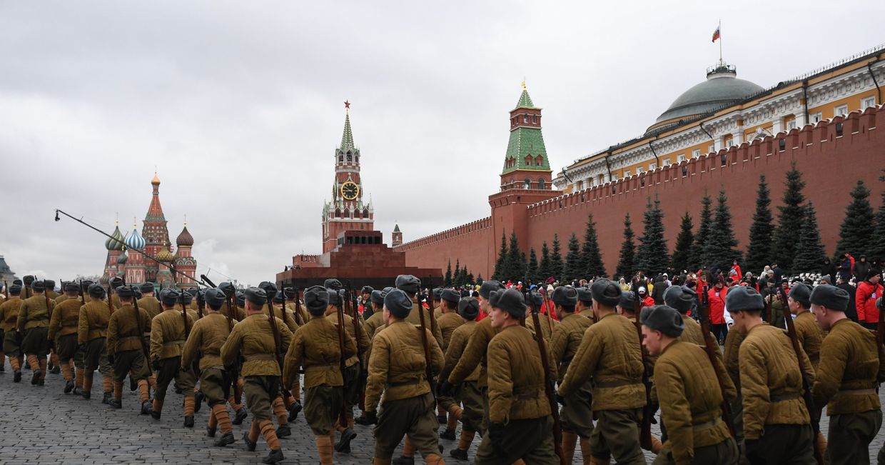 Марш, приуроченный к 78-й годовщине парада 1941 года