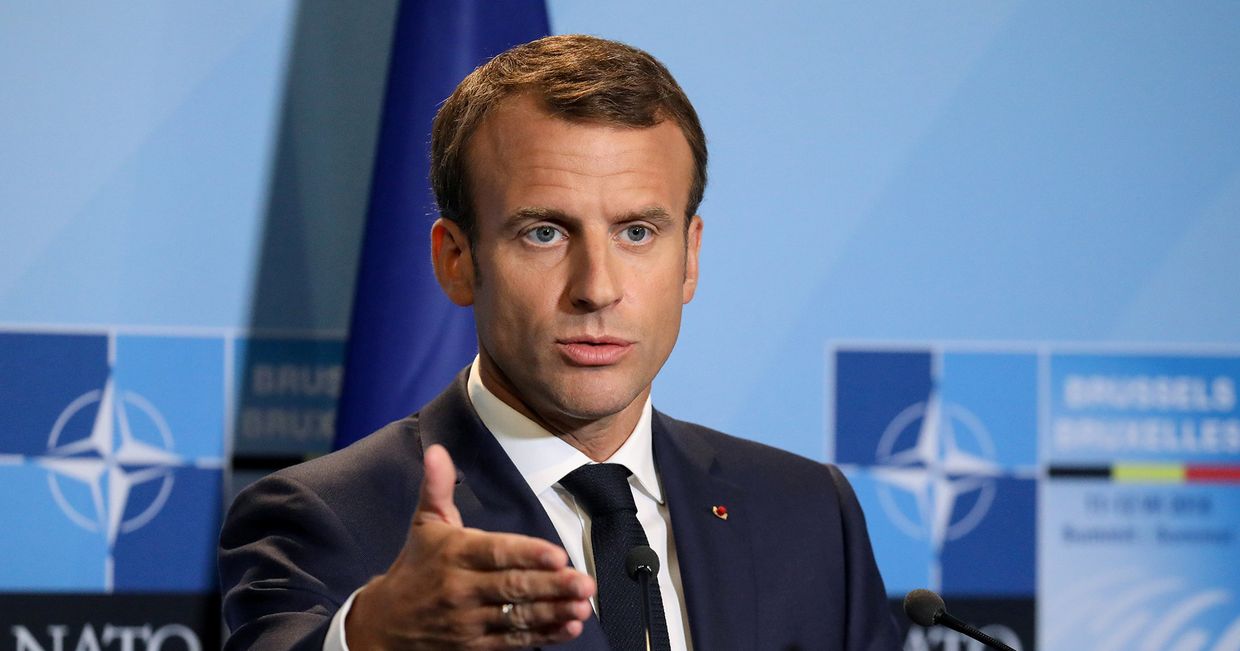 Президент Франции Эммануэль Макрон