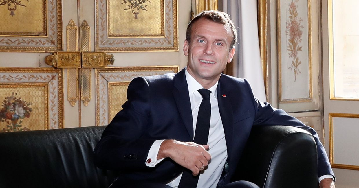 Президент Франции Эммануэль Макрон