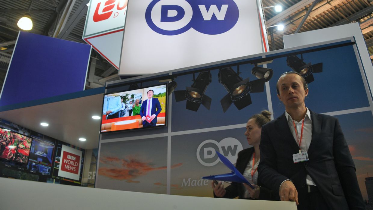 Стенд телеканала DW (Deutsche Welle) на 21-й международной выставке CSTB Telecom&Media 2019