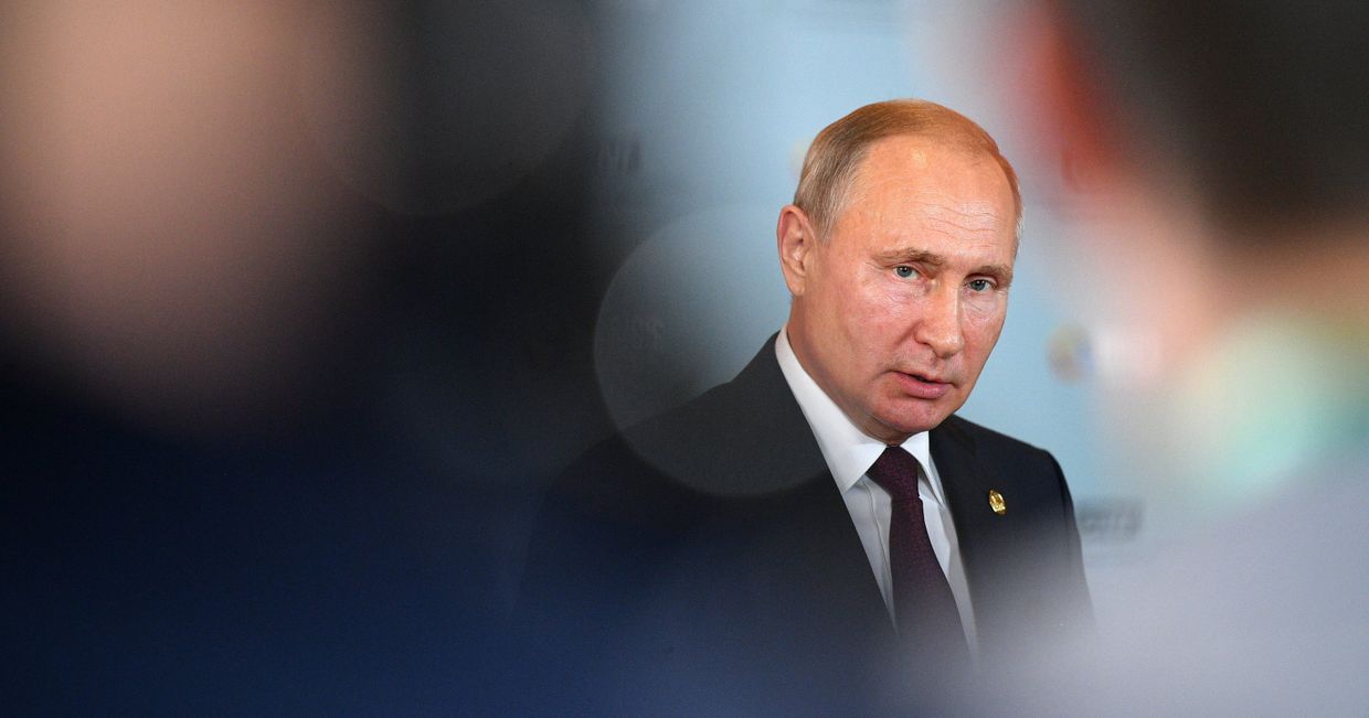 Президент РФ В. Путин на саммите БРИКС в Бразилии
